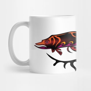 Sunset Fish Ojibwe Indigenous WAWEZHI CANADA Mug